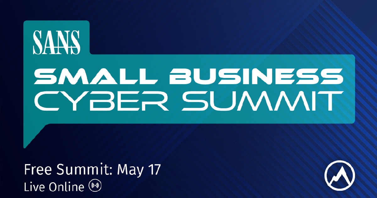 SANS Small Business Cyber Summit 2023