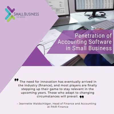 Penetration of Accounting Software in Small Business